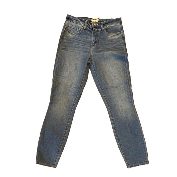 L’agence Skinny Jeans High Rise woman Size 26 Dark Wash - Picture 1 of 7